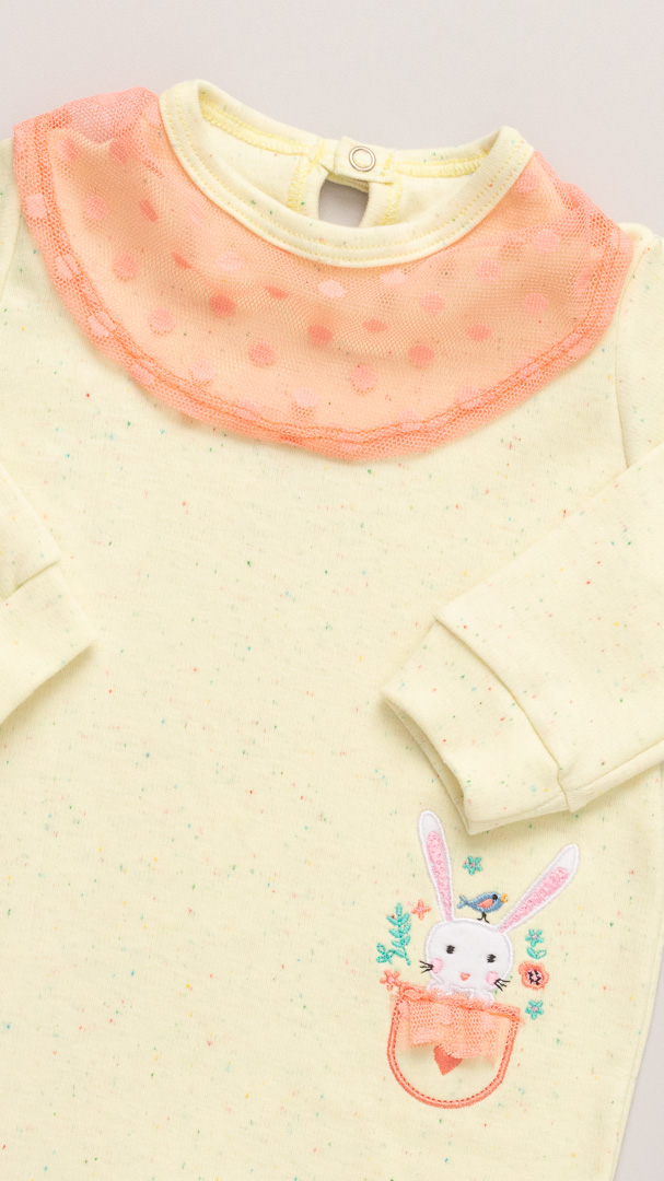 Macacão Bebê Inverno Coelhinha Fofa - Imagem 5