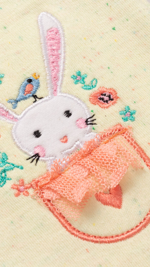 Macacão Bebê Inverno Coelhinha Fofa - Imagem 2