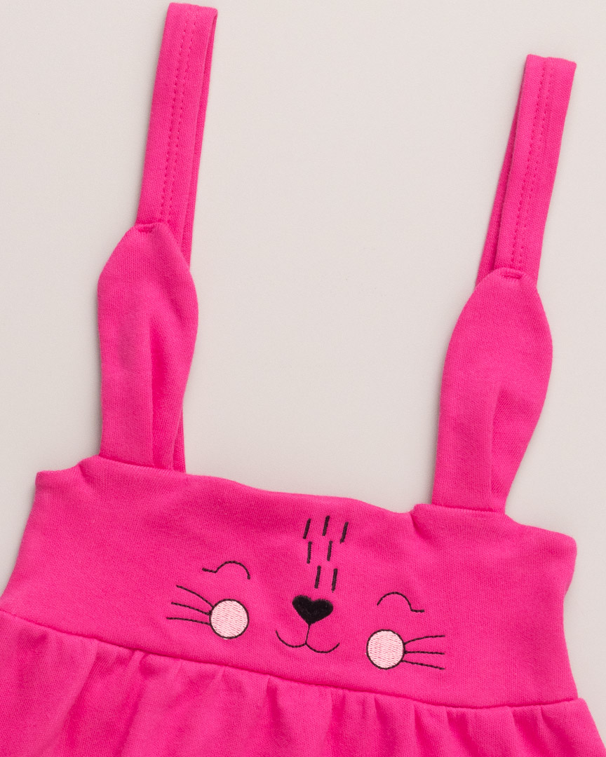 Conjunto Bebê Body e Jardineira Coelhinha - Imagem 4