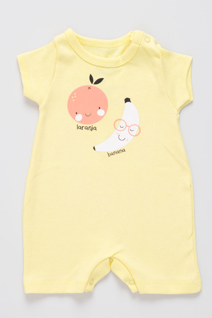 Conjunto Bebê Body e Calça Suedine Meu Pedacinho Frutas - Imagem 3