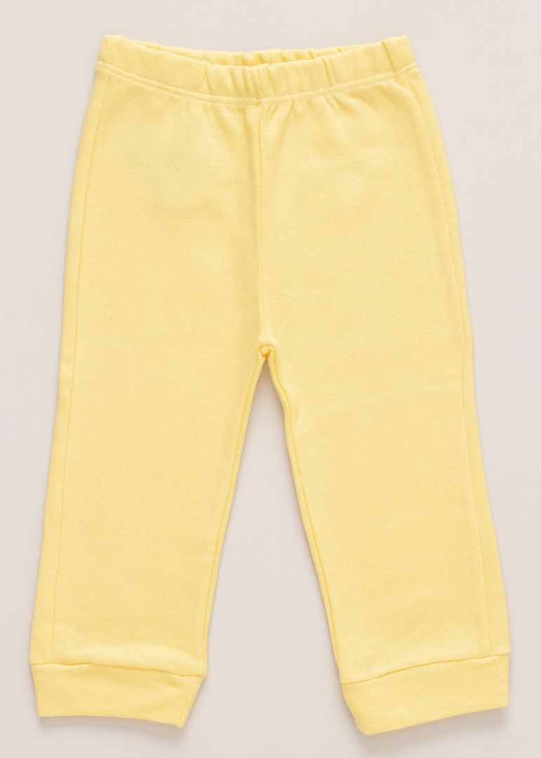 Calça básica Suedine Amarelo