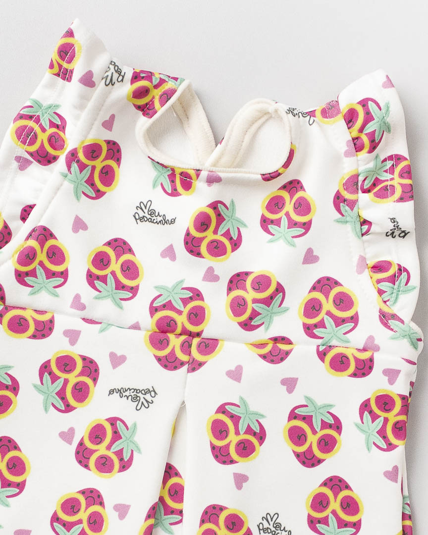 Vestido Bebê Verão Moranguinho - Image 3