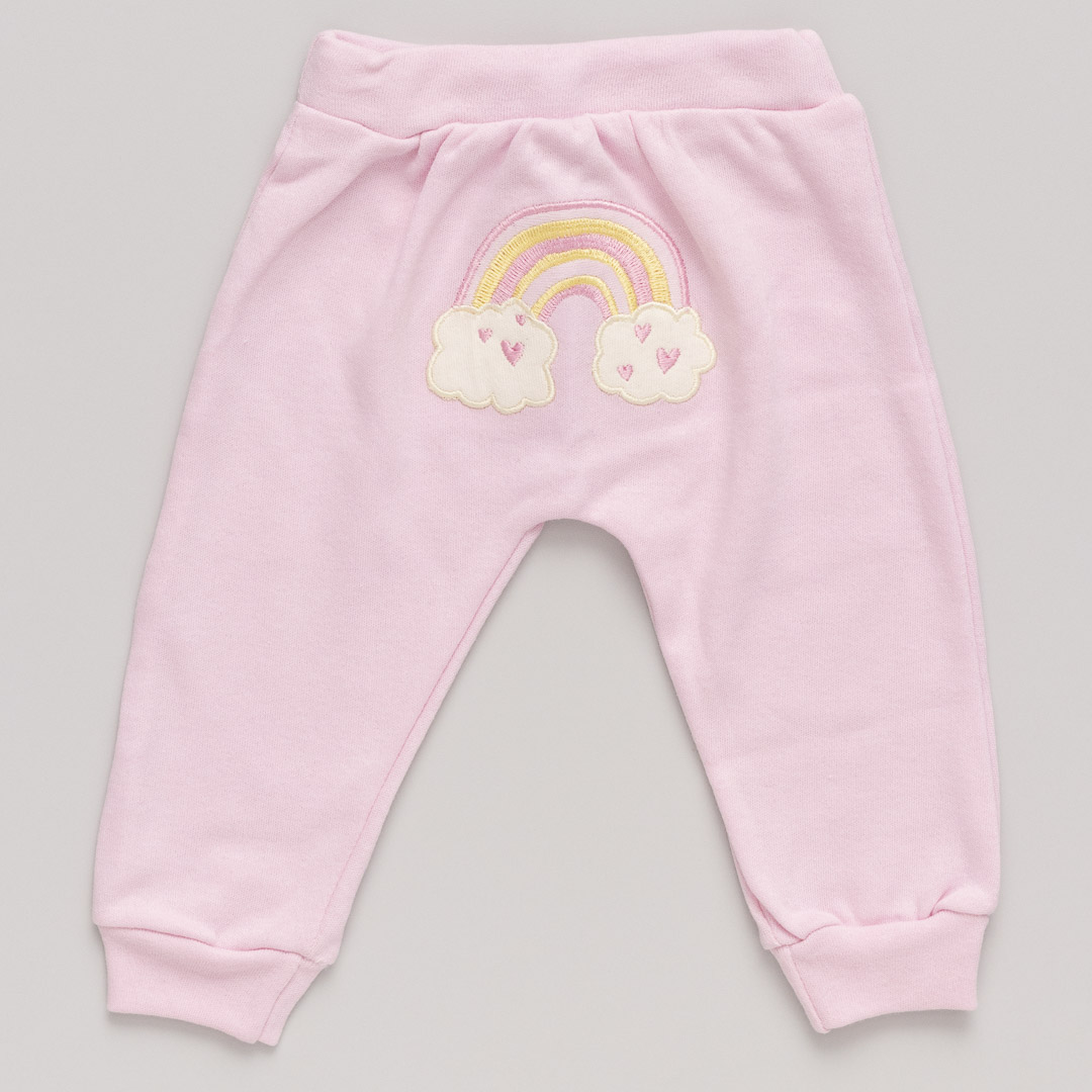 Calça Saruel Arco-Íris Rosa