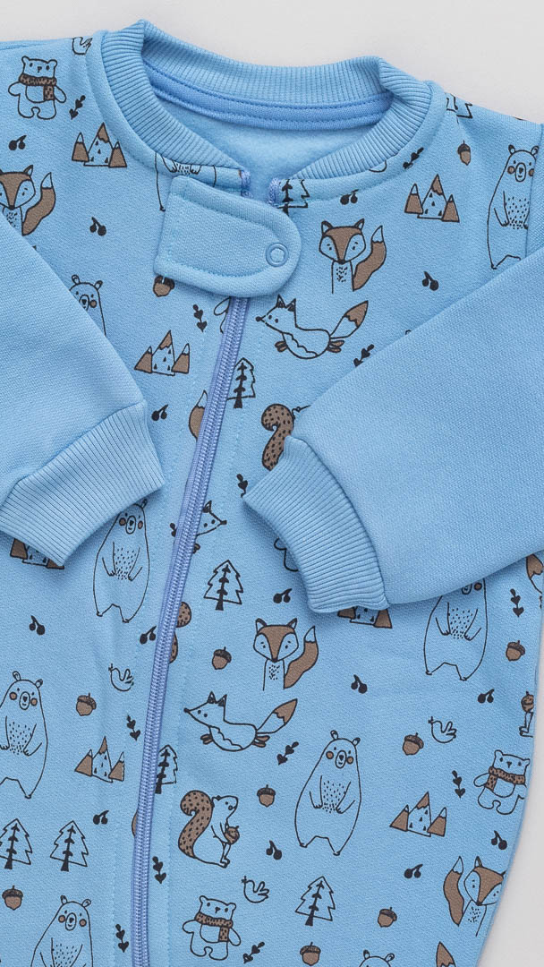 Macacão de Moletom com zíper Bichinhos da Floresta - Imagem 2