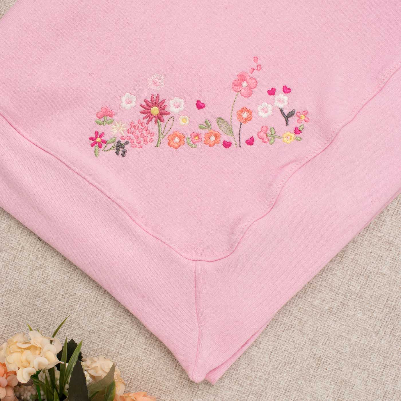 Saída Maternidade Bebê Suedine Meu Pedacinho Jardim Encantado - Imagem 3