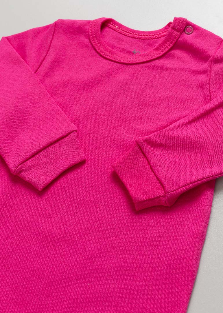 Macacão Jardineira Premium Infantil com Body Hi! Mescla - Imagem 4