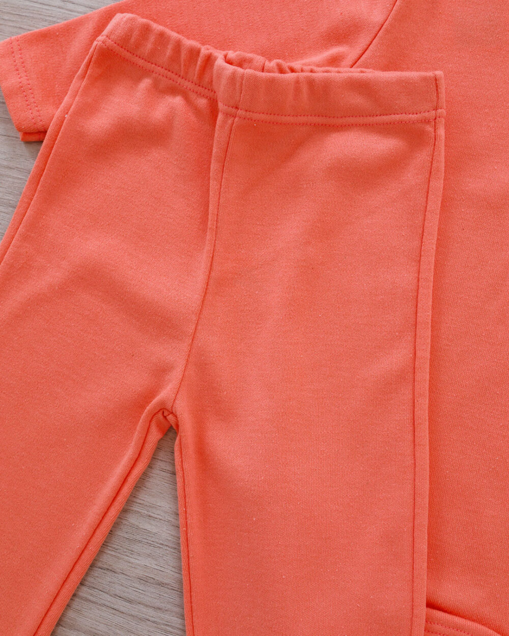 Conjunto Pagão Bebê Body e Calça Básico Salmão - Image 4