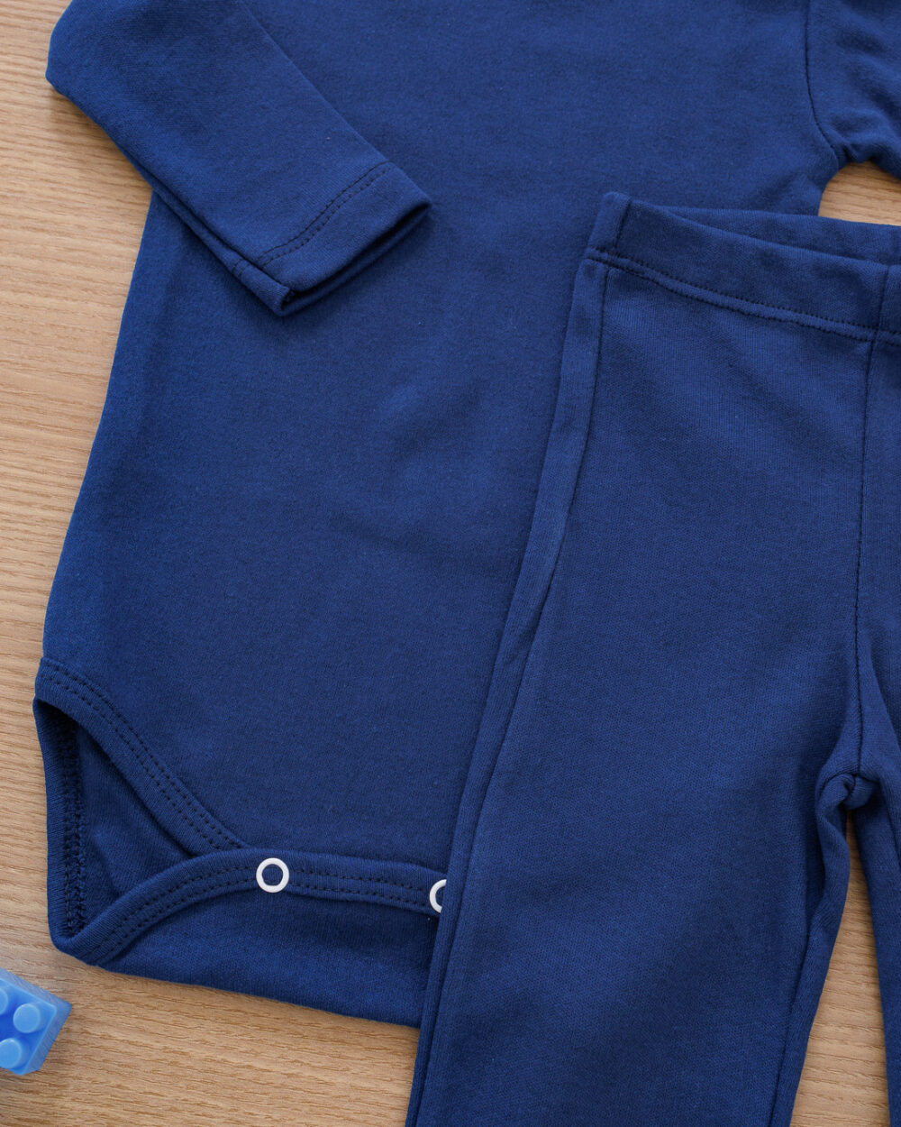 Conjunto Pagão Bebê Body e Calça Básico Marinho - Image 4