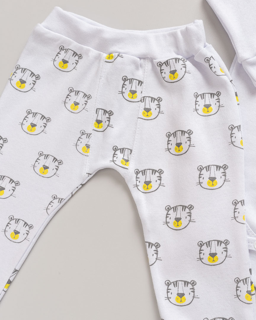 Conjunto Bebê Body e Calça Meu Pedacinho Tigre - Image 5