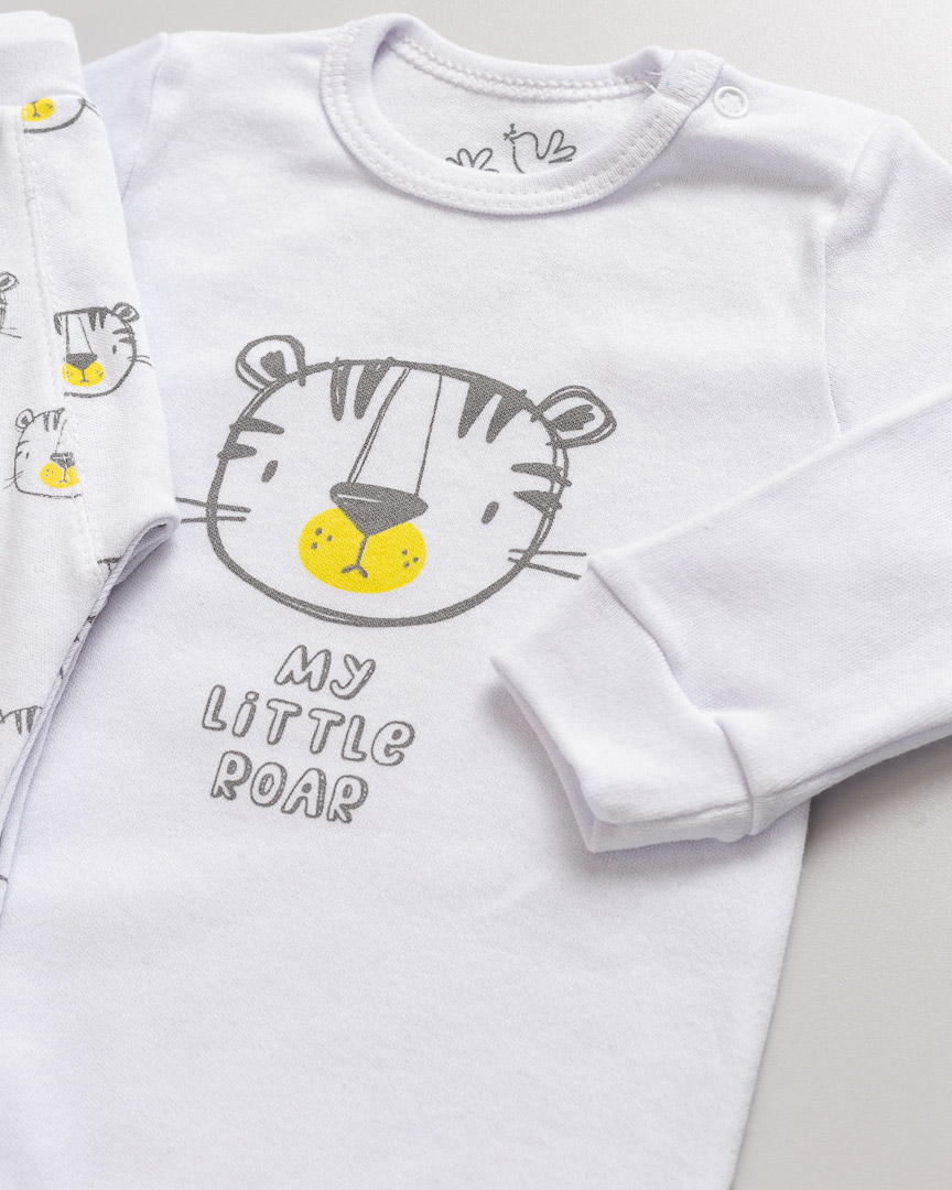Conjunto Bebê Body e Calça Meu Pedacinho Tigre - Image 3