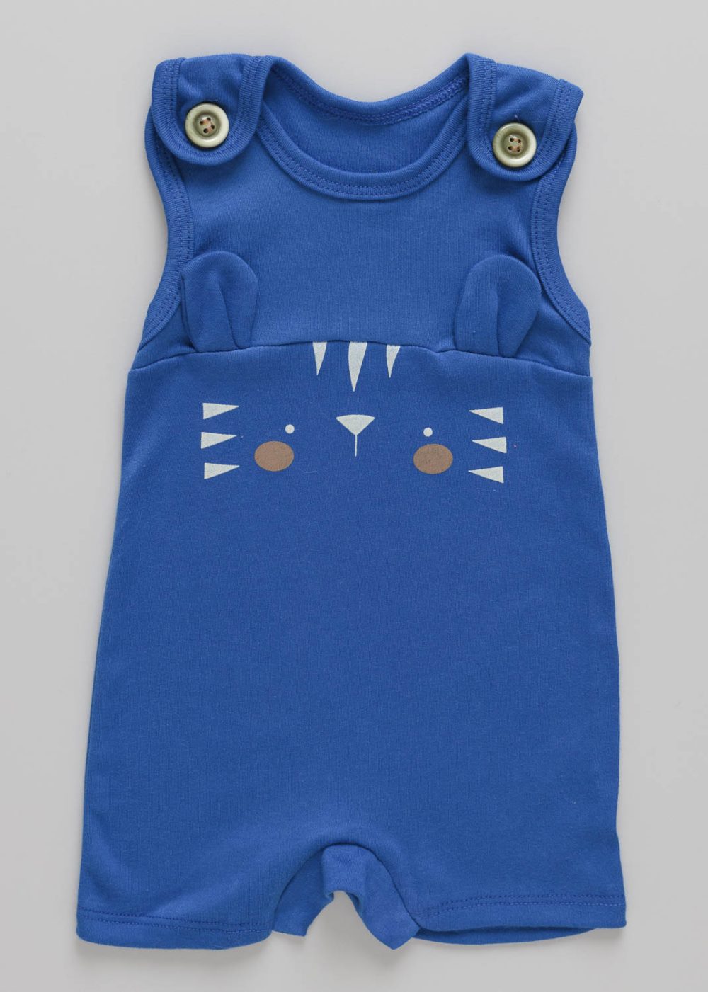 Conjunto Bebê Jardineira e Body Tigre Azul Bic - Image 6