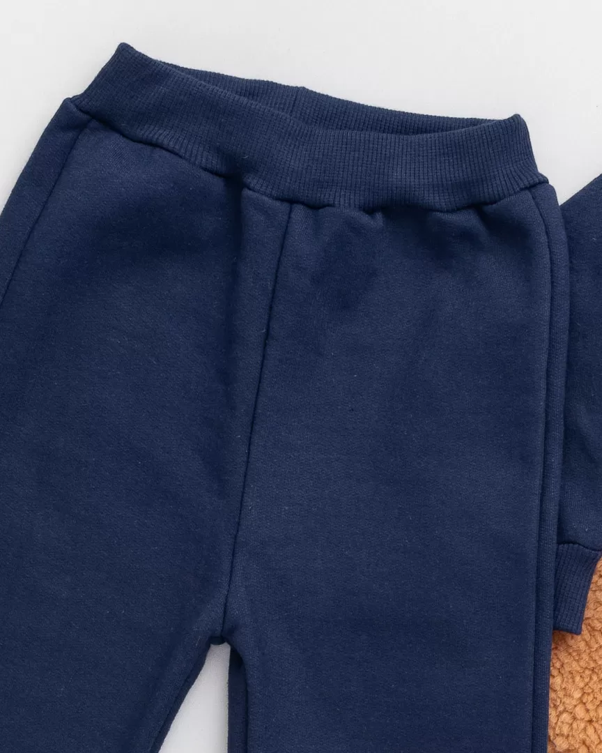 Conjunto Jaqueta e Calça Bebê Moletom Tiger Marinho - Imagem 5