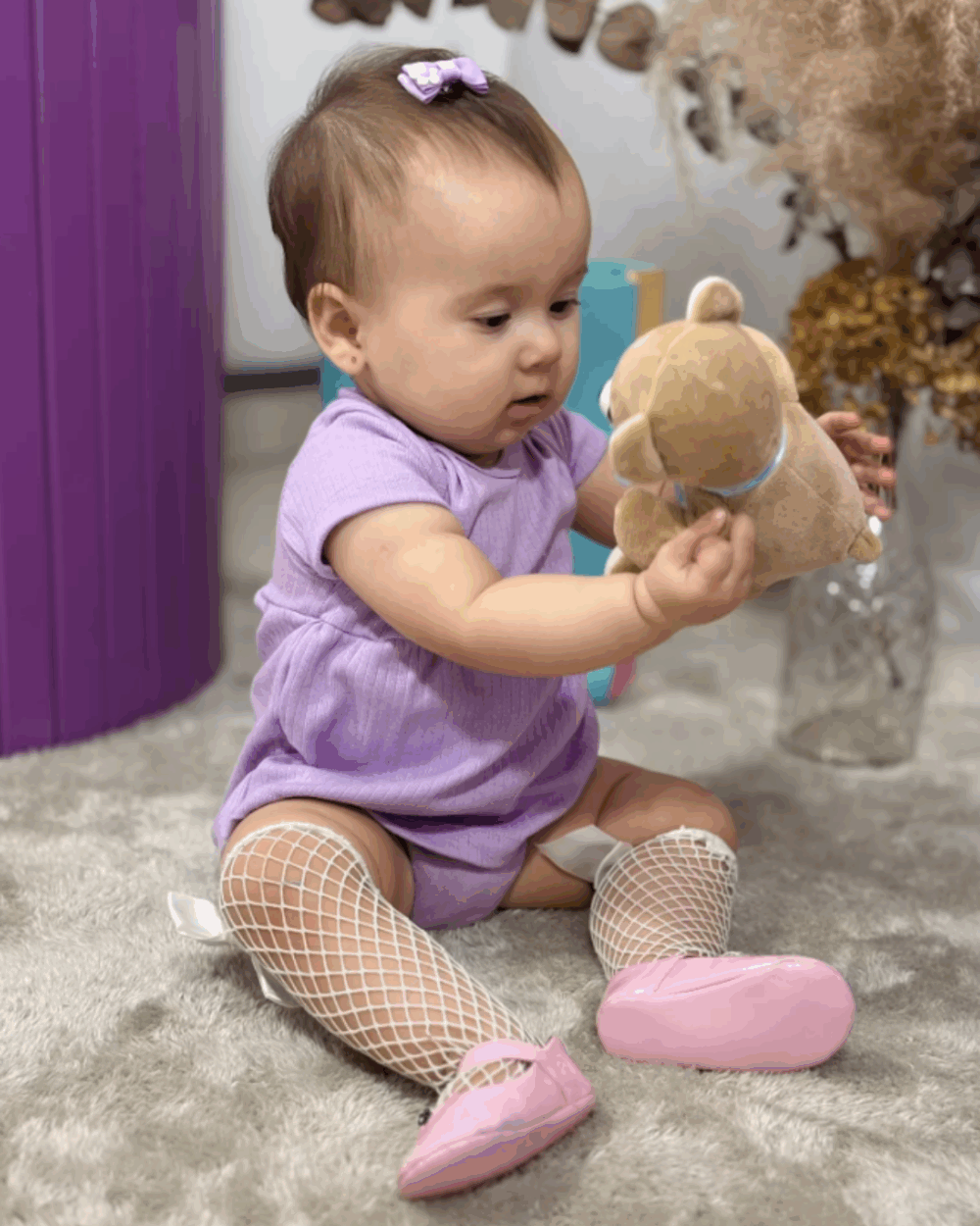 Kit 2 Body Vestido Bebê Canelado Confort Premium - Imagem 2