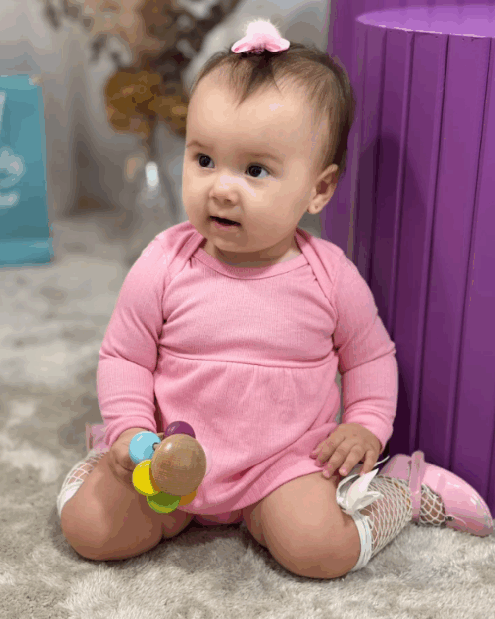 Kit 2 Body Vestido Bebê Canelado Inverno Confort Premium - Imagem 2