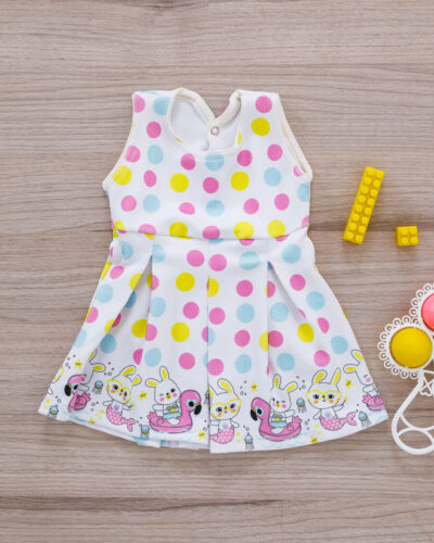 Vestido Bebê Verão Coelhinha