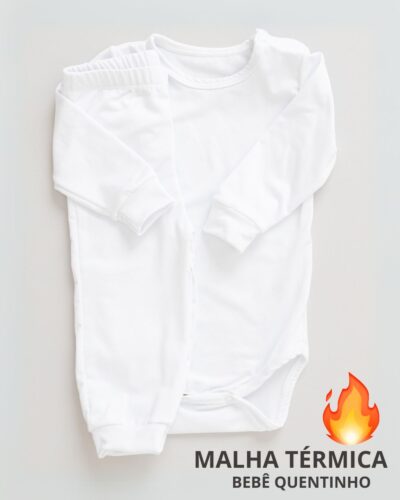 Conjunto Térmico Body e Calça Branco